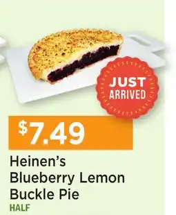 Heinen's Heinen's Blueberry Lemon Buckle Pie offer