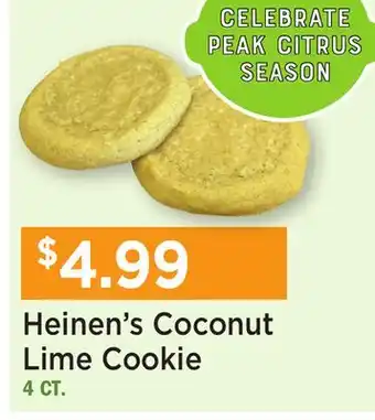 Heinen's Heinen's Coconut Lime Cookie offer