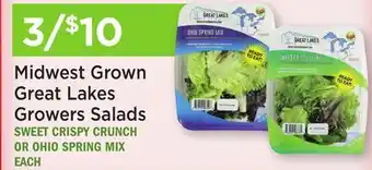 Heinen's Great Lakes Growers Salads offer