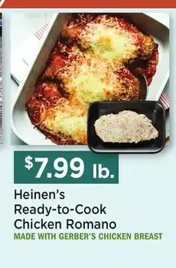 Heinen's Heinen's Ready-to-Cook Chicken Romano offer