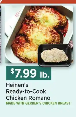 Heinen's Heinen's Ready-to-Cook Chicken Romano offer