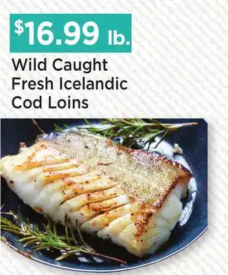 Heinen's Wild Caught Fresh Icelandic Cod Loins offer