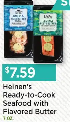 Heinen's Heinen's Ready-to-Cook Seafood with Flavored Butter offer