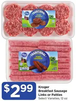 Food 4 Less Kroger Breakfast Sausage Links or Patties offer