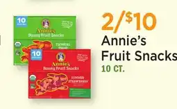 Heinen's Annie's Fruit Snacks offer