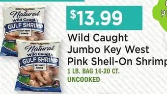 Heinen's Wild Caught Jumbo Key West Pink Shell-On Shrimp offer