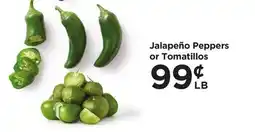 Food 4 Less Jalapeño Peppers or Tomatillos offer