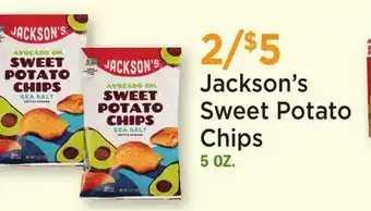 Heinen's Jackson's Sweet Potato Chips offer