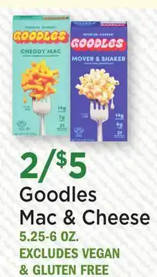 Heinen's Goodles Mac & Cheese offer