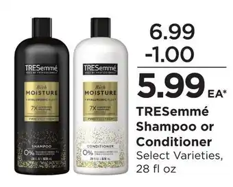 Food 4 Less TRESemmé Shampoo or Conditioner offer