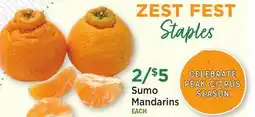 Heinen's Sumo Mandarins offer