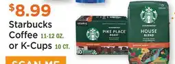 Heinen's Starbucks Coffee 11-12 OZ. or K-Cups 10 CT offer