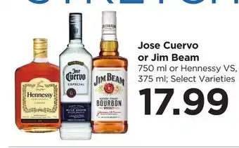 Food 4 Less Jose Cuervo or Jim Beam offer