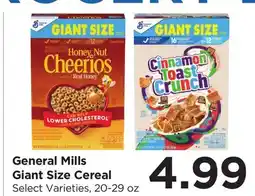 Food 4 Less General Mills Giant Size Cereal offer