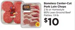 Food 4 Less Boneless Center-Cut Pork Loin Chops offer