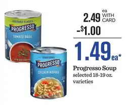 Mariano's Progresso Soup offer