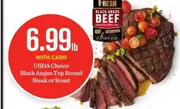 Mariano's USDA Choice Black Angus Top Round Steak or Roast offer