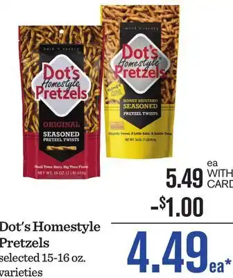 Mariano's Dot's Homestyle Pretzels offer