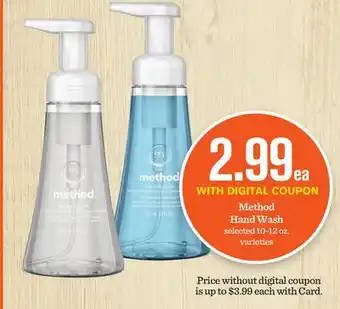 Mariano's Method Hand Wash offer