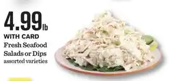 Mariano's Fresh Seafood Salads or Dips offer