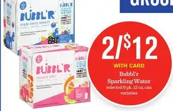 Mariano's Bubbl'r Sparkling Water offer