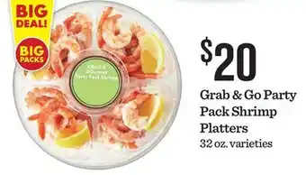 Mariano's Grab & Go Party Pack Shrimp Platters offer