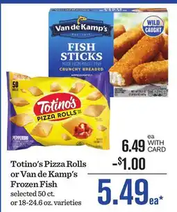 Mariano's Totino's Pizza Rolls or Van de Kamp's Frozen Fish offer