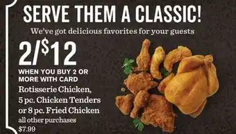 Mariano's Rotisserie Chicken, 5 pc. Chicken Tenders or 8 pc. Fried Chicken offer