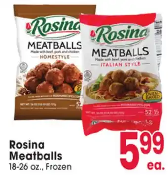 Jewel-Osco Rosina Meatballs offer