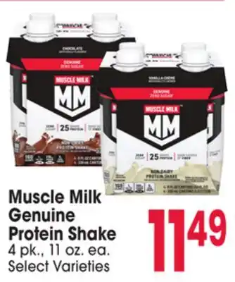 Jewel-Osco Muscle Milk Genuine Protein Shake offer