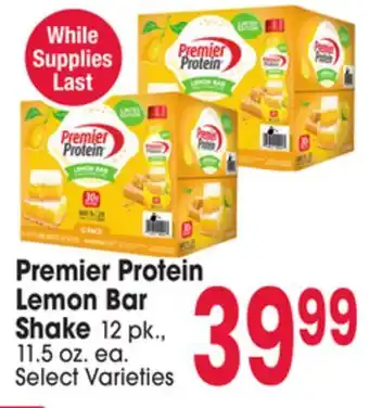 Jewel-Osco Premier Protein Lemon Bar Shake offer