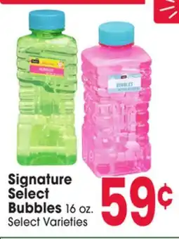 Jewel-Osco Signature Select Bubbles offer