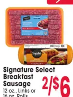 Jewel-Osco Signature Select Breakfast Sausage offer