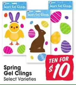 Jewel-Osco Spring Gel Clings offer