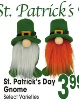 Jewel-Osco St. Patrick's Day Gnome Gnome offer