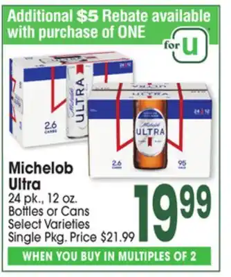 Jewel-Osco Michelob Ultra offer