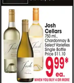 Jewel-Osco Josh Cellars offer