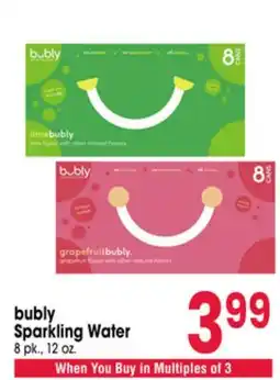 Jewel-Osco bubly Sparkling Water offer