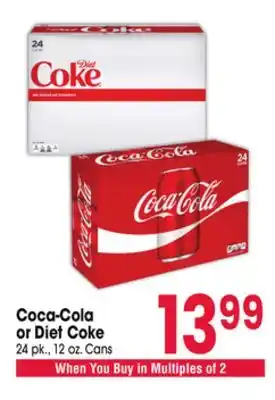 Jewel-Osco Coca-Cola or Diet Coke offer