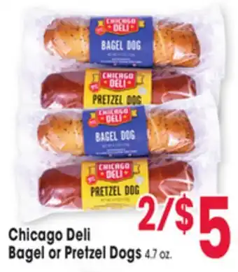 Jewel-Osco Chicago Deli Bagel or Pretzel Dogs offer