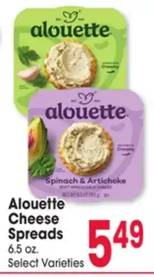 Jewel-Osco Alouette Cheese Spreads offer