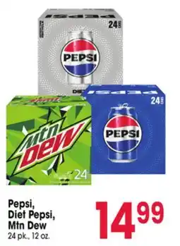 Jewel-Osco Pepsi, Diet Pepsi, Mtn Dew offer