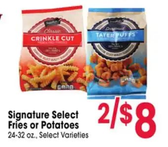 Jewel-Osco Signature Select Fries or Potatoes offer