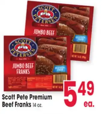 Jewel-Osco Scott Pete Premium Beef Franks offer