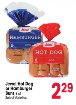 Jewel-Osco Jewel Hot Dog or Hamburger Buns offer