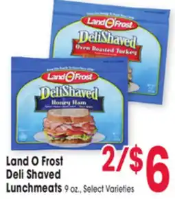 Jewel-Osco Land O Frost Deli Shaved Lunchmeats offer