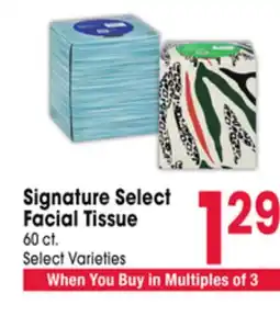 Jewel-Osco Signature Select Facial Tissue offer