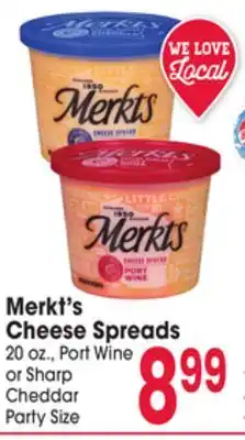 Jewel-Osco Merkt's Cheese Spreads offer