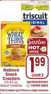 Jewel-Osco Nabisco Snack Crackers offer