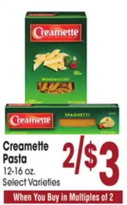 Jewel-Osco Creamette Pasta offer